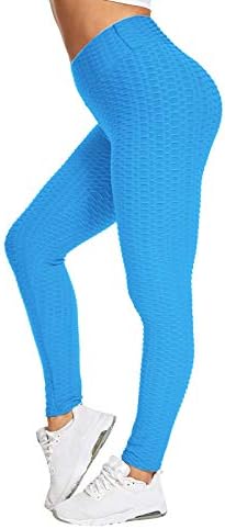 HDGTSA 2PCS Butt Lift Alta cintura ioga Pants para mulheres treino de treino de booty levantando calças justas de leggings