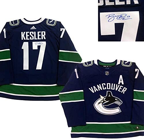 Ryan Kesler Vancouver Canucks Blue Adidas Jersey - Jerseys autografadas da NHL
