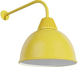 RLM Light 18in SB -DL Series com 25 Style J Gooseneck, LAC LEDs integrais com lumens e kelvin ajustáveis, 23W, 41SF - Frost Short