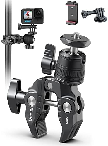 Acessórios para montagem em grampo da câmera para GoPro - ULANZI R099 Super Clant Ball Head Mount 1,5 kg/3,3lb de carregamento