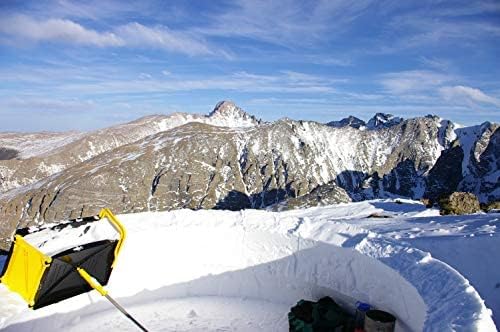 Ferramenta de construção de iglu da caixa de gelo Skipulk por grandes abrigos - abrigo de inverno perfeito - mais quente