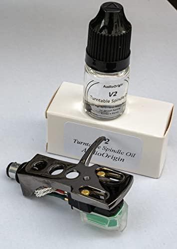Cabeça de titânio com caneta elíptica vm95e, cartucho, conexões Silver Litz e V2 Pro lubrificante para trio, Kenwood KP-2022,