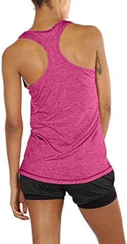 Treino feminino Tops Racerback Exercício Camisas Running Running