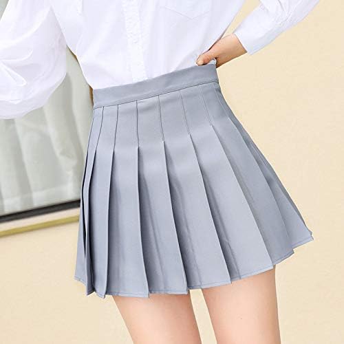 ADARADOS ELÁSTICA MENINAS MENINAS MULHERES HIGH PLAREADA SAIL PLAY MINI SAIRS UNIFORMES DE ESCOLA COM SHORTS DE LINHO