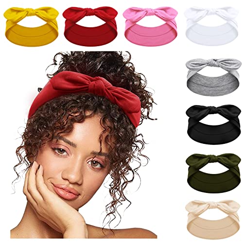 Tobe Bandas de cabeça para mulheres com arcos Non Slip Bow Head Band for Women Hair Wide Turbante Cabeça Brões de