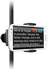 IK Multimedia iklip xpand Mini Mic Stand Phone Phone, compatível com smartphones iPhone e Android 3.5 a 6, com 360 ° ajustável
