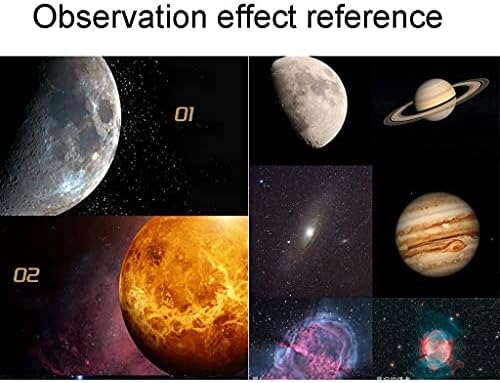 Telescópio de astronomia de L-ROM, distância focal de 900 mm, céu e terra dupla, telescópio refratante para iniciantes