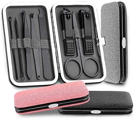 Daikmz 8pcs Aço inoxidável manicure unhas cortadoras de pedicure Conjunto de pedicure tweezer tweezer removedor de removedor