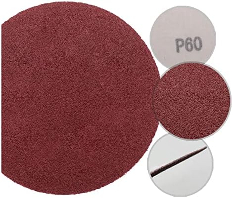 Lixa abrasiva Zsblxhhjd 4 Alumina de 100 mm Dry 60 a 2000 gancho de areia e lixa de loop disco abrasivo para metal e automóvel