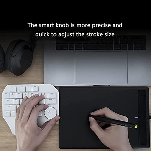 Wikink de um teclado de jogo com uma mão, plugue e jogue mini -teclado, com sensação mecânica que respira luz para trabalhar