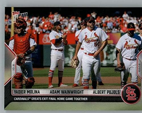 2022 Topps agora 1000 Albert Pujols Yadier Molina Adam Wainwright MLB Baseball Trading Card St. Louis Cardinals