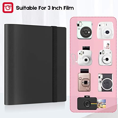 Álbum de fotos do Mini Pockets Ablus 160 para Fujifilm Mini Câmera, Snap Polaroid, Z2300, Câmeras Instantâneas Sociais MATICA