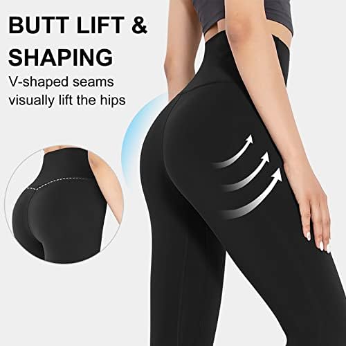 Perneiras femininas de cintura alta calças de ioga leggings sem costura para mulheres controle de barriga Leggings elásticos Fitness