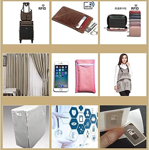 1,10m de largura RFID anti-informação vazamento de segurança Proteção de pano de radiação tecidos roupas de maternidade personalizadas, bolsa de celular, bolsa de carteira