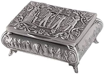 Caixa de jóias feita de metal bonito decoração egípcio