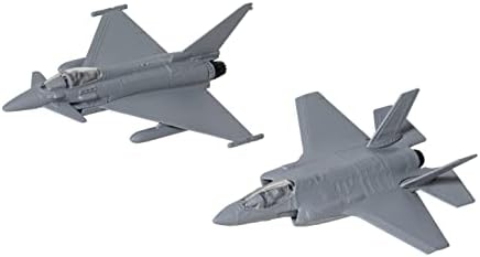 Corgi Diecast Defender do reino F35 e Typhoon Collection Fit the Box Scale Model Aircrafts CS90685, Gray
