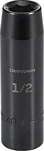 Craftman Deep Impact Socket, SAE, Drive de 1/2 polegada, 11/16 polegadas