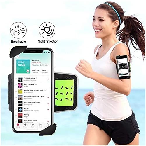 Coldre para o OnePlus Nord N200 5G - braçadeira FlexSport, braçadeira ajustável para treino e correr para o OnePlus Nord N200