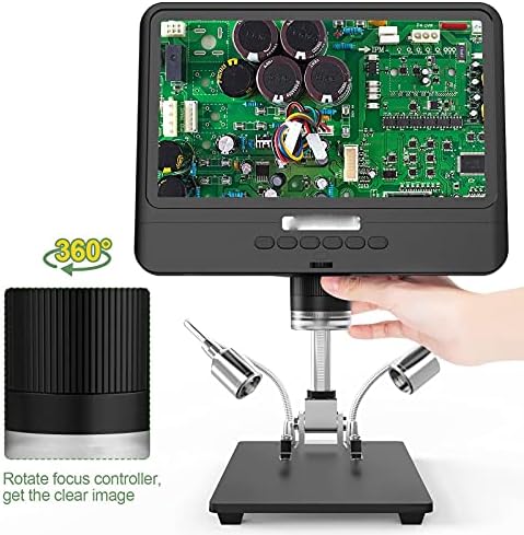 Miss Z Microscópio Eletrônico 5X-1200X Câmera de microscópio digital para liquidação de solda o escopo ajustável de 1080p
