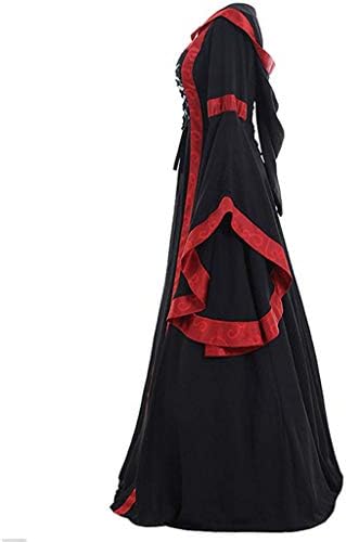 Vestido medieval plus size 4xl vestido feminino comprimento do piso gótico gótico medieval cosplay feminino renaissance irlandês