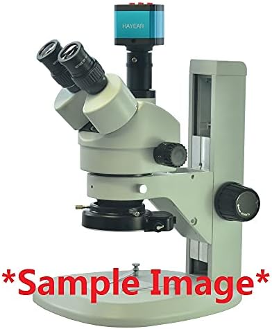 KXA simul-focal 7x-45x trinocular zoom estéreo Microscópio Microscópio Industrial Focal Microscópio Industrial WF10X 20mm Lente