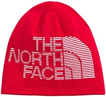 O North Face Reversível Highline Feanie Hat, TNF Red/Cordovan 2, One Tamanho