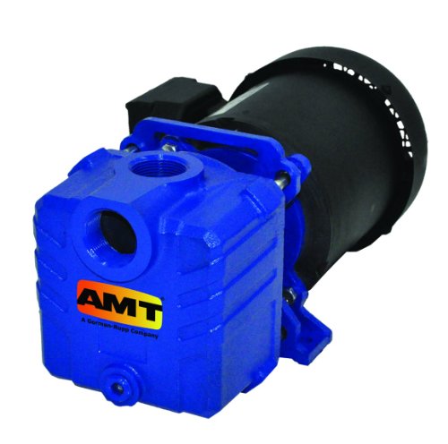 Bomba AMT 285p-95 Bomba centrífuga auto-imprimindo, ferro fundido, 3/4 hp, 3 fase, 230/460V, curva B, portas de sucção e descarga