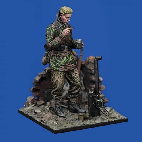 1/35 Modelo de Soldado de Resina Segunda Guerra Mundial Soldados Alemães Kit Modelo de Miniatura // 48Z1-4