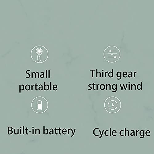 Fã de mini-mini, ventilador de mesa portátil, ventilador pequeno USB, circulador de ar vertical, ventilador de bateria