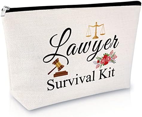 Bolsa de maquiagem para presentes de apreciação de advogados agradecimento para mulheres advogado futuro advogado presente advogado