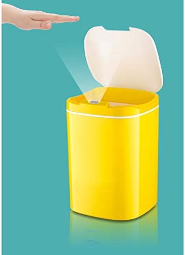 UXZDX Lixo inteligente pode indução automática Dustbin Intelligent Electric Battery Resíduos Bin Cozinha Banheiro de lixo doméstico