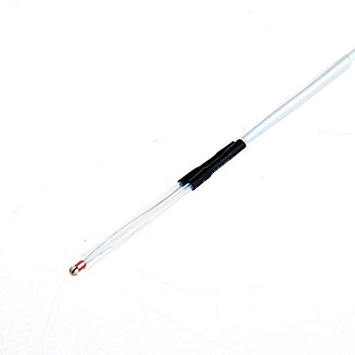 Huaban NTC 3950 1% 100k Sensor de temperatura do termistor selado de vidro de extremidade única com cabo de 100 cm para