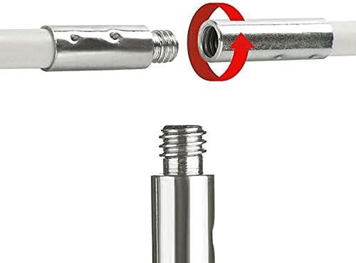 Conjunto de pincel QDY -Chimney, Brush de chaminé, inclui hastes flexíveis de 610 mm e 1 crava de chaminé, 12 hastes
