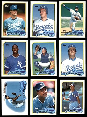 1989 Topps Kansas City Royals quase completo conjunto Kansas City Royals NM/MT Royals