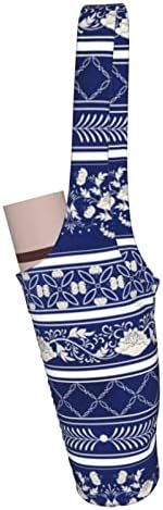 Bolsa de tapete de ioga com stap yoga tate de taças para mulheres titular de ioga com bolsos se encaixa na maioria dos tapetes