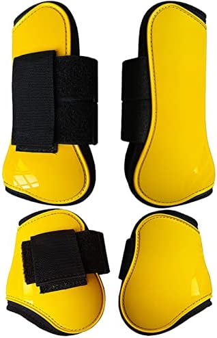 N/A Botas de tendão de cavalo, casca dura, forro de neoprene. Para proteger as pernas do cavalo