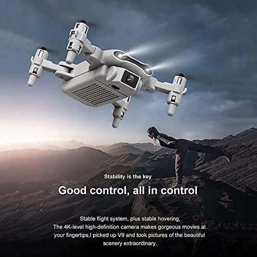 STSEAEEEACE Mini Drone para crianças com câmera HD 1080p, Quarcopter de vídeo ao vivo FPV FPV para adultos, com altitude