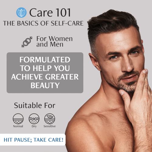 Care101 Conjunto de cuidados com o rosto - Pacotes de produtos para cuidados com a pele incluem lavagem de rosto,