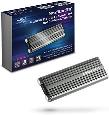 M.2 NVME SSD para USB 3.2 Gen2x2 20g Tipo C Gabinete C