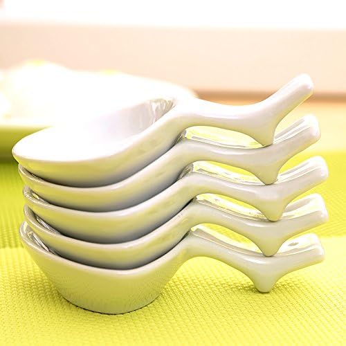 6 PCS chineses finos de porcelana pauzinhos colher folha de garfo de descanso para o suporte da faca