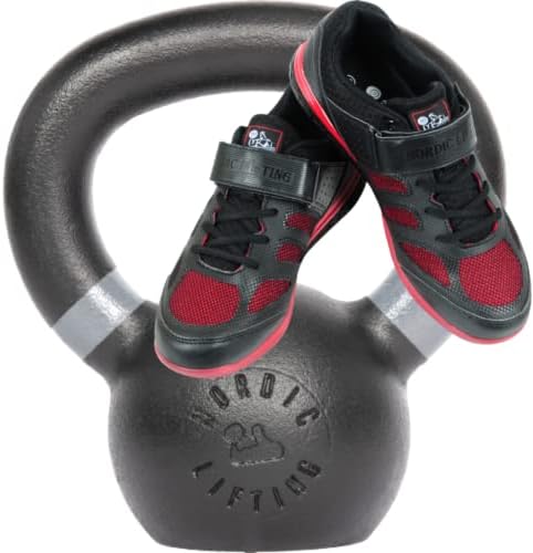 Kettlebell - pacote de 13 lb com sapatos Venja Tamanho 11.5 - Black Red