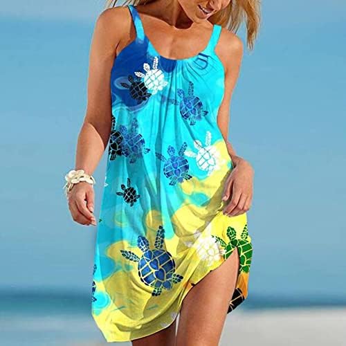 Vestido mini -curto floral para mulheres vestido de praia de verão colher pescoço de verão sexy camise