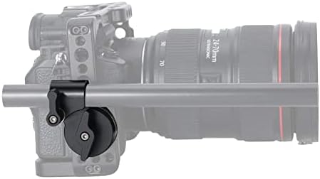 Bokyrig M6 Roseta de rosca Montagem a 15mm CLAMP de haste única Compatível com o sistema de suporte de trilho da câmeras DSLR Câmera - 428
