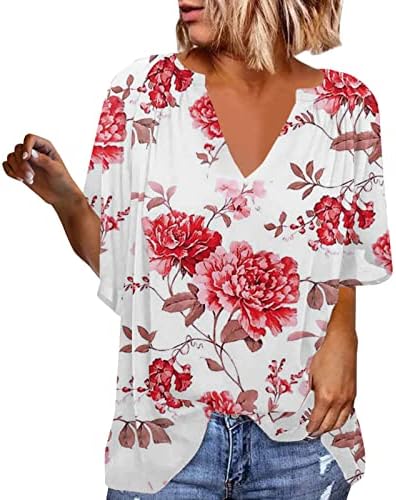 Camisas de mangas compridas femininas de Miashui Mulheres Mulheres Summer V Blusa de Blusa Casual Casual Casual Casual