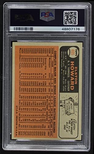 1966 Topps # 405 Elston Howard New York Yankees PSA PSA 6.00 Yankees