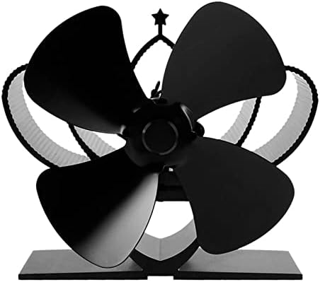 GTEST 4 Blades Fan Fã do ventilador Fan aquecido por ventilador de calor Eco Fan - Black