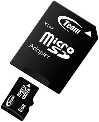 8GB CLASSE 10 MICROSDHC Equipe de alta velocidade 20 MB/SEC CARTÃO DE MEMÓRIA. Blazing Card Fast para Samsung M210S Wave2