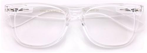 Óculos de leitura clara branca - leitores simples e confortáveis ​​e elegantes