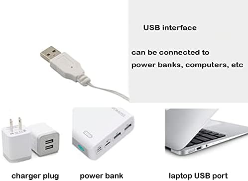 Luzes de corda de Natal Interface USB ou bateria alimentada com controle remoto de Natal decorativo de Natal 6,6 pés 9,8