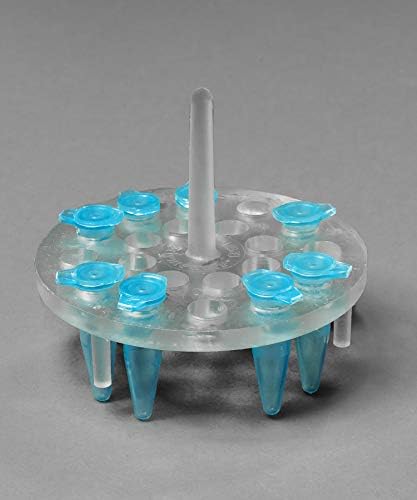 SP BEL-ART CARROMENTO Microcentrífuga flutuante rack; Para tubos de 1,5 ml, 20 lugares, se encaixa em copos de 1000 ml